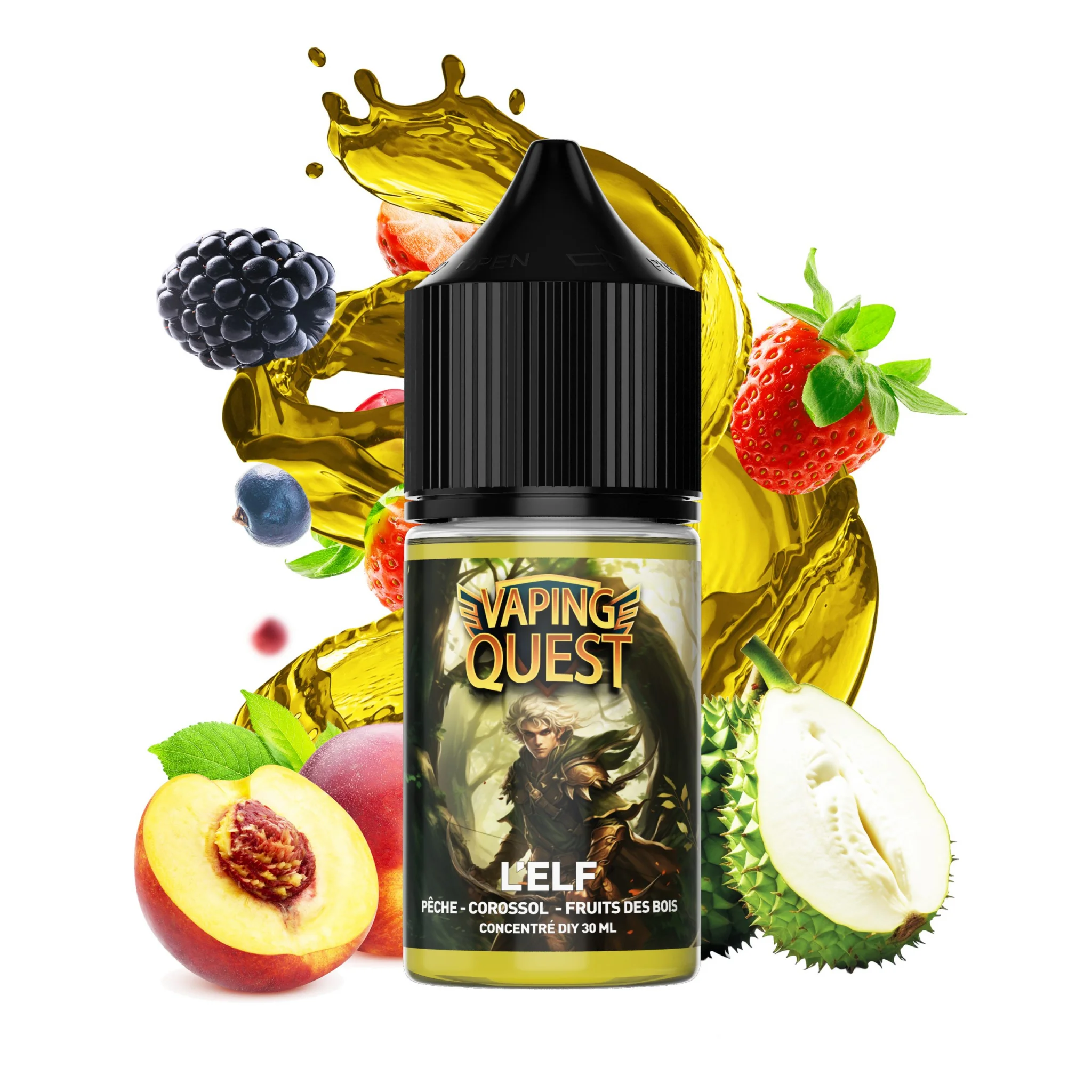 Concentré - Vaping Quest - L’Elf 0mg 30 ml - Mixup Labs